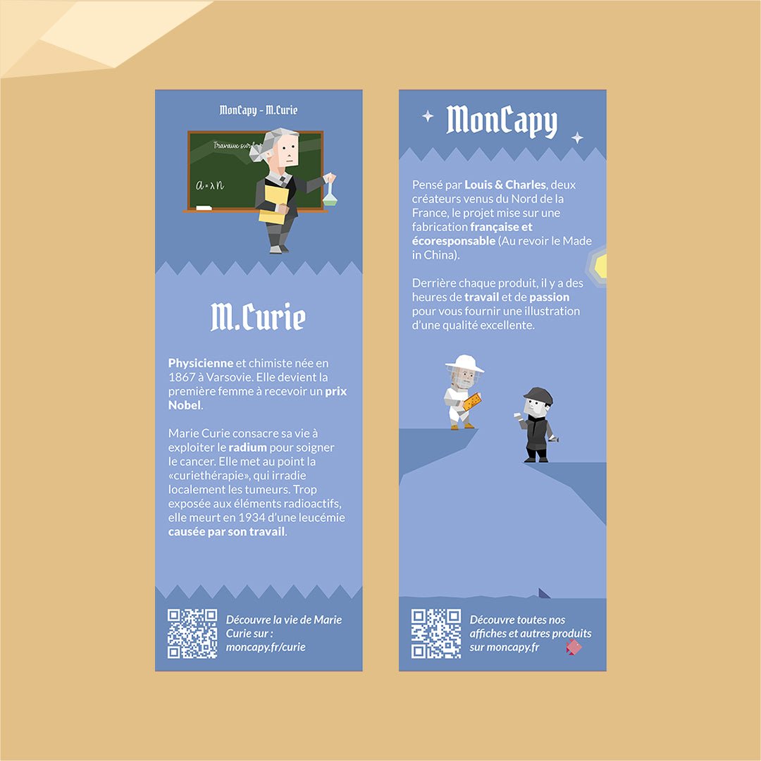 Marque - page Marie Curie - MonCapy