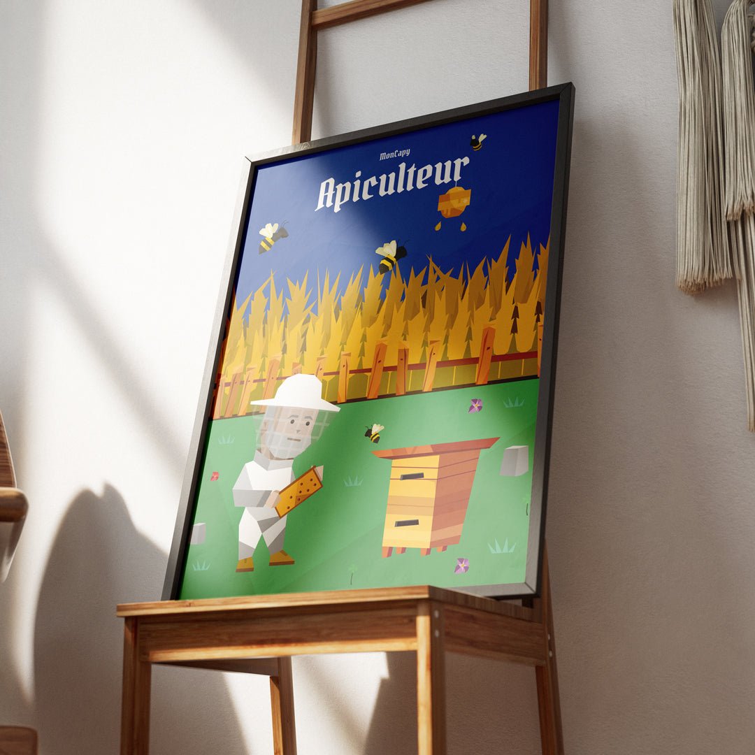 Affiche Apiculteur - Taille 30x40 - MonCapy