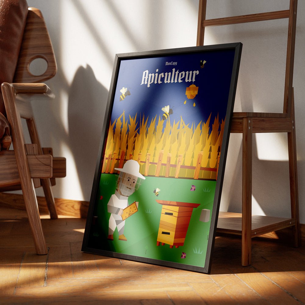 Affiche Apiculteur - Taille 30x40 - MonCapy