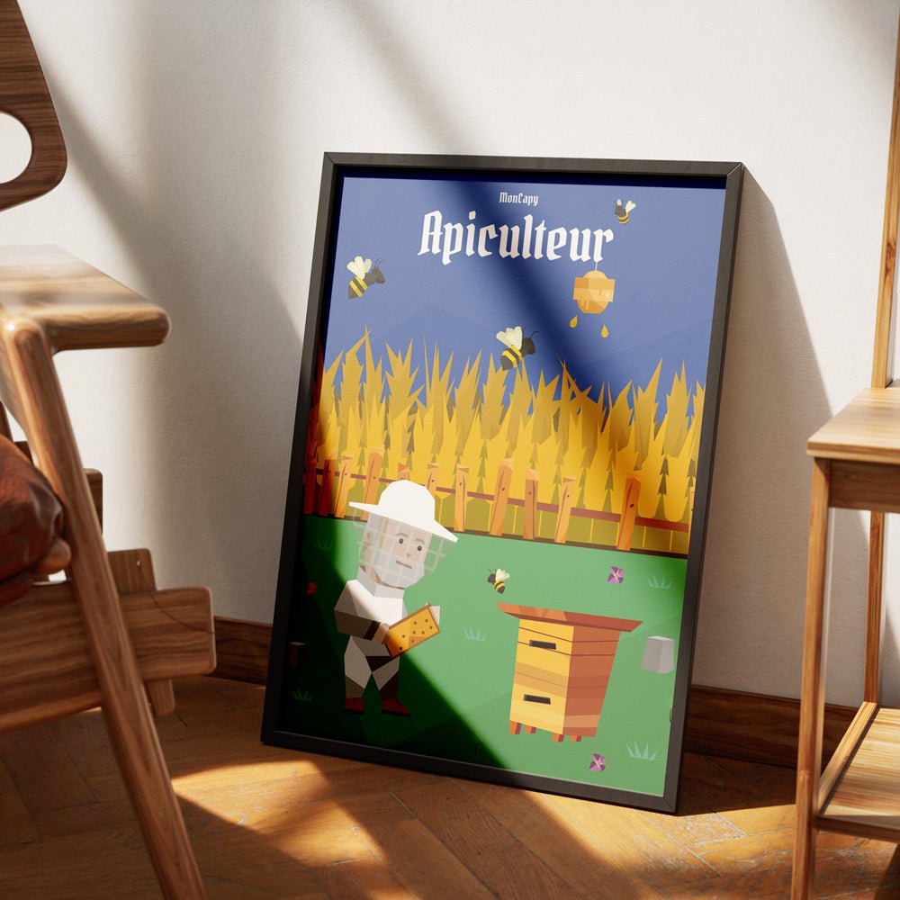 Affiche Apiculteur - Taille 30x40 - MonCapy