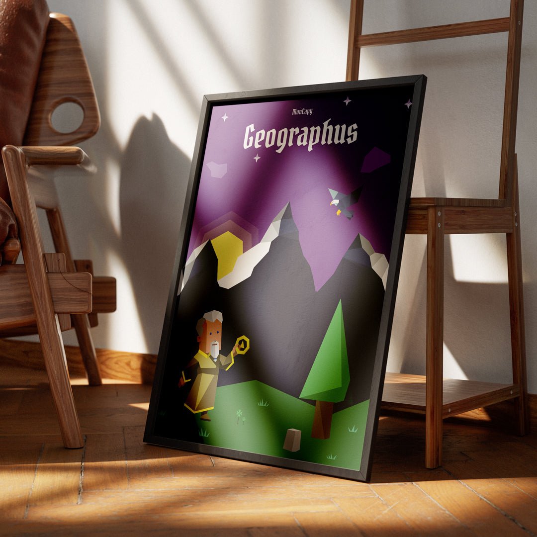 Affiche Géographus - Taille 30x40 - MonCapy
