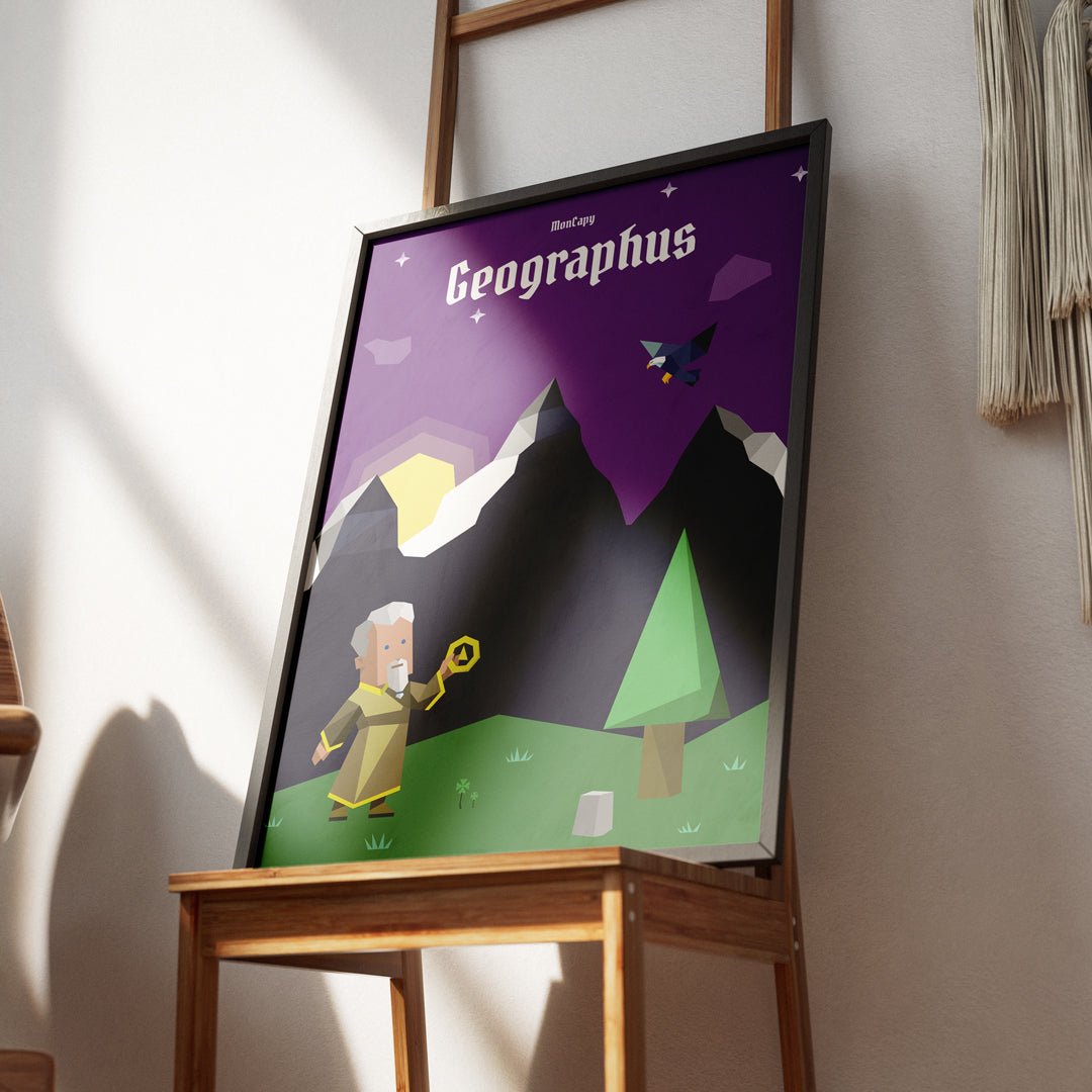 Affiche Géographus - Taille 30x40 - MonCapy