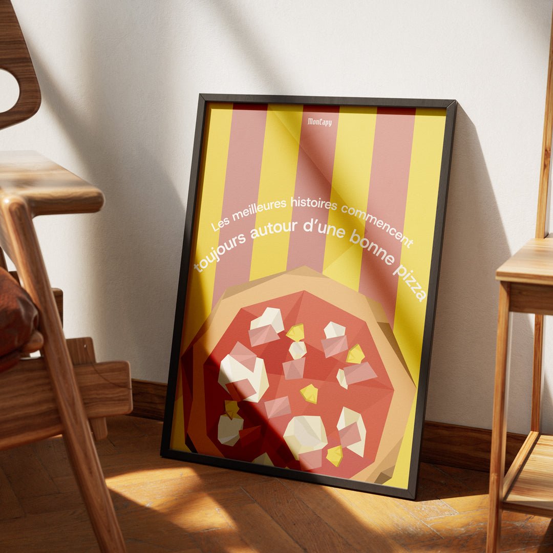 Affiche Pizza - Taille 30x40 - MonCapy