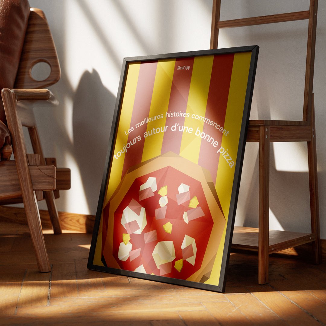 Affiche Pizza - Taille 30x40 - MonCapy