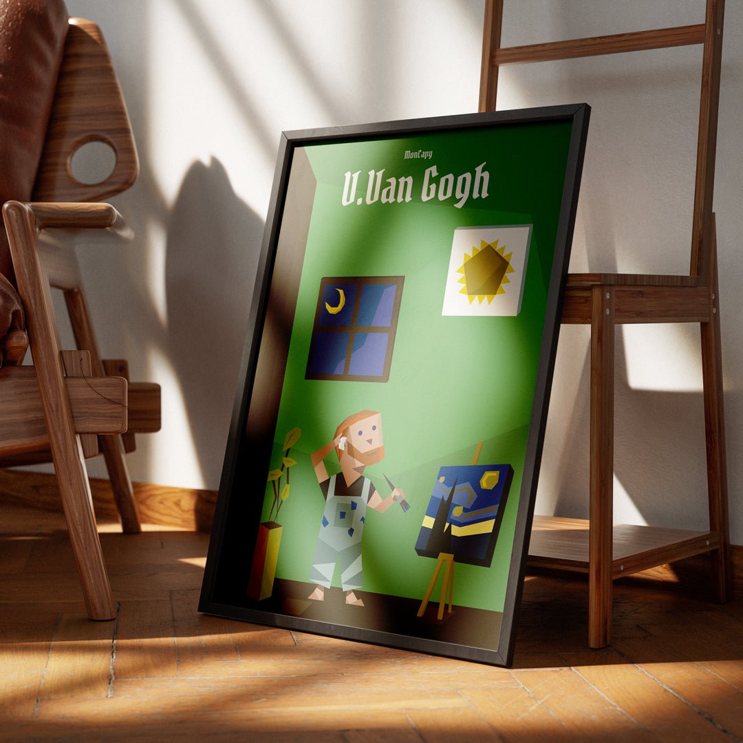 Affiche Van Gogh - Taille 30x40 - MonCapy