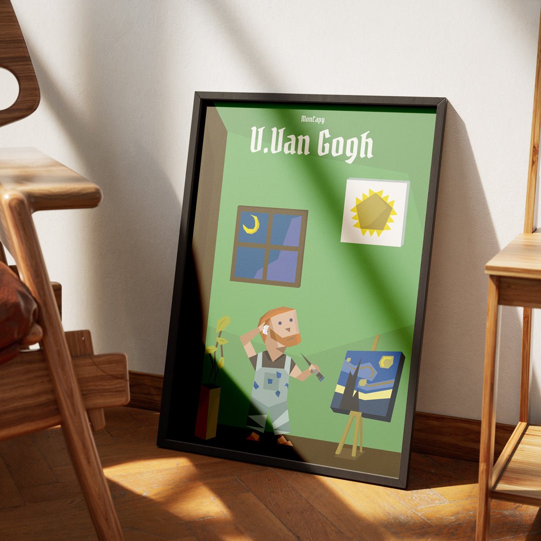 Affiche Van Gogh - Taille 30x40 - MonCapy