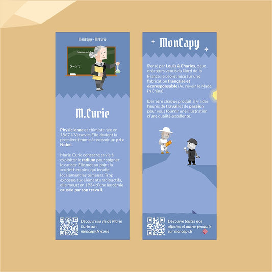 Marque - page Marie Curie - MonCapy